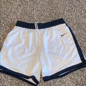 Nike Black and White basketball shorts
